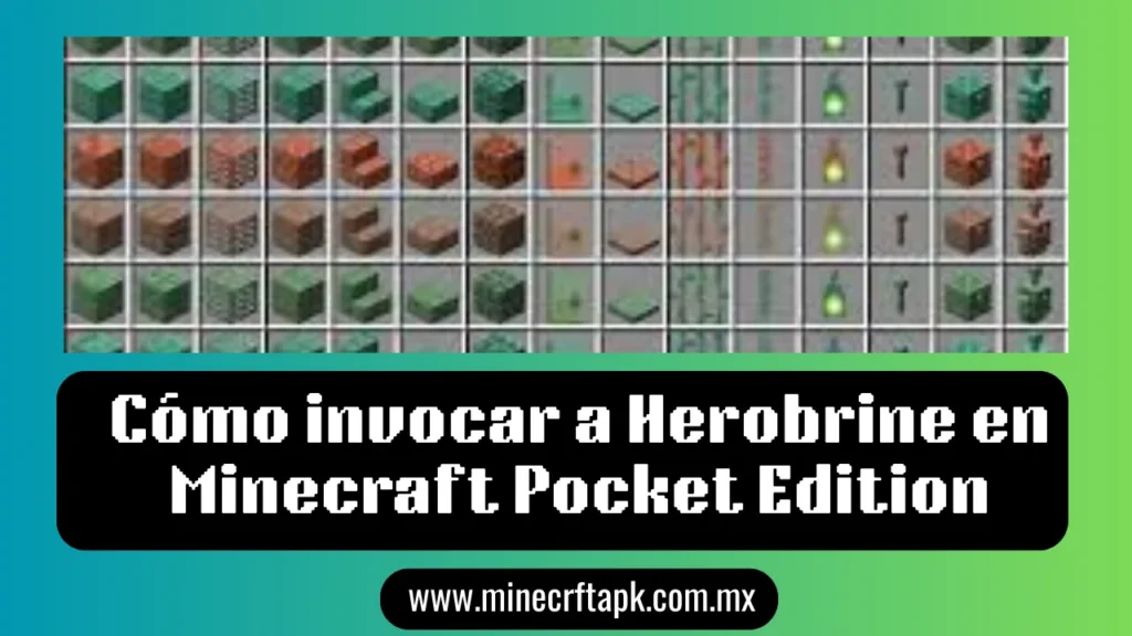 Cómo invocar a Herobrine en Minecraft Pocket Edition